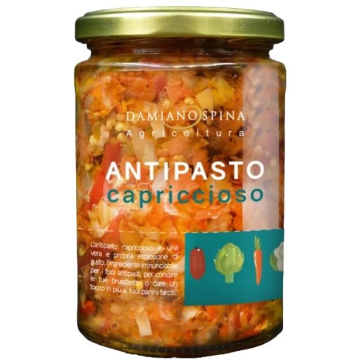 Legume marinate, Damiano Spina, Antipasto Capriccioso 330g, ulei de masline