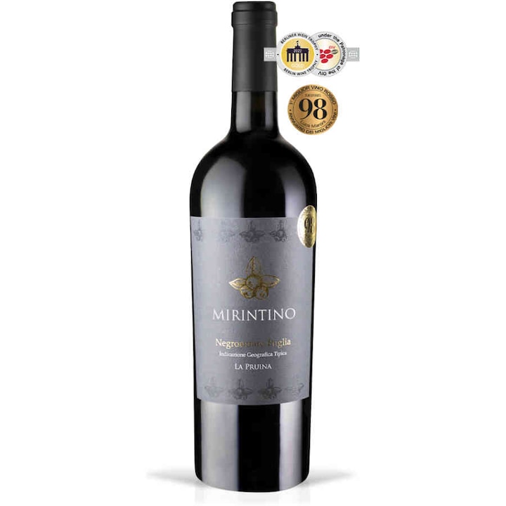Vin Rosu, La Pruina MIRINTINO Negroamaro Puglia IGT 0,75l, Italia