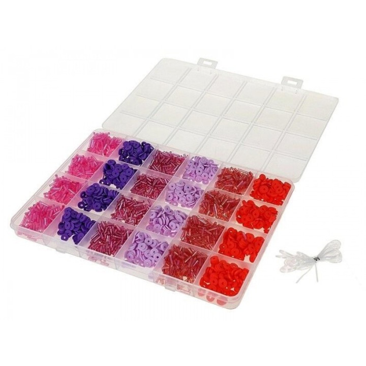 Margele de insiruit, ADAR, set, 196x139mm, multicolor