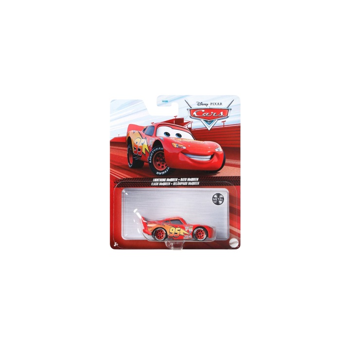 Cars Lightning McQueen fém játékautó