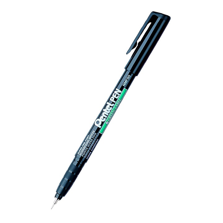 Маркер перманентен Pentel NMF50 0.6mm черен