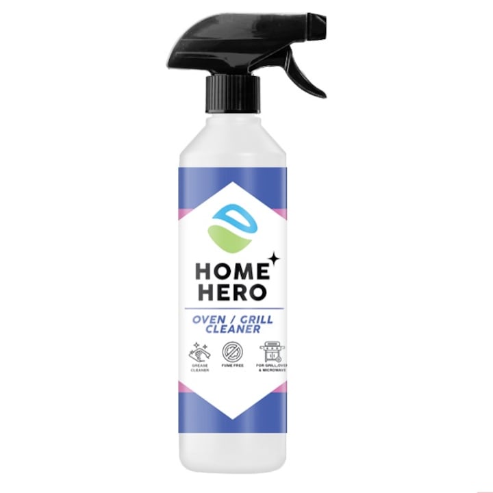 Solutie Curatare Cuptor si Gratar, Formula Puternica, Oven & Grill Cleaner, Home Hero, 500ml