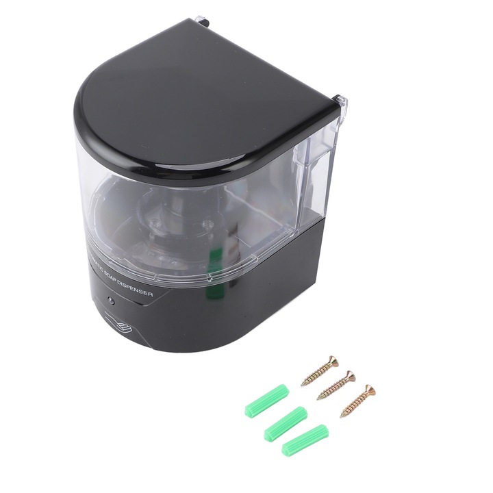 Dispenser de sapun automat montat pe perete, Peysaitr, 600ml, 11x12.8x13.2cm, sintetic