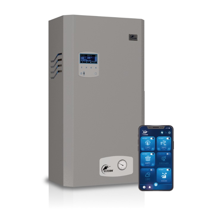 Elterm villanybojler, LCD fejlett sorozat, 15-24kW, okostelefon vezérlés, 5-70C