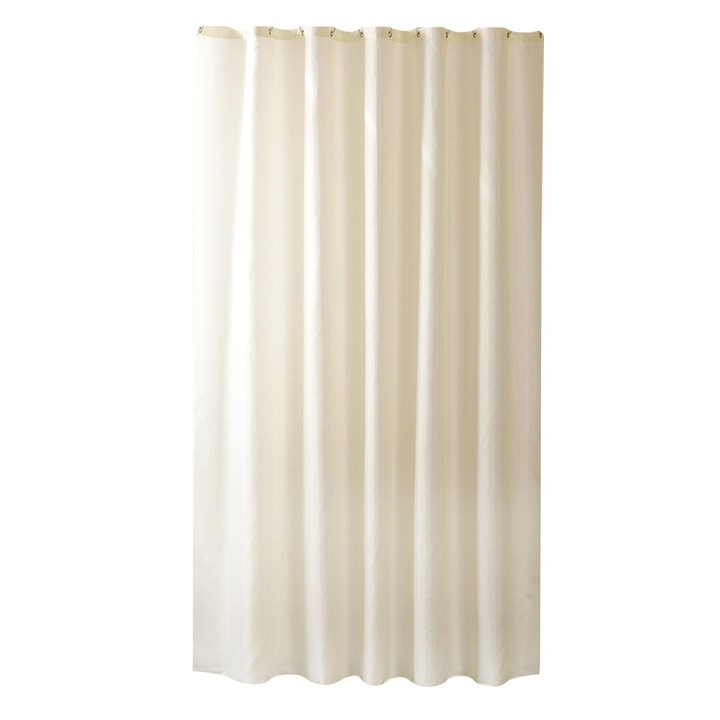Draperie baie Bizaical, impermeabila, rezistenta la mucegai, bej, 150x180cm