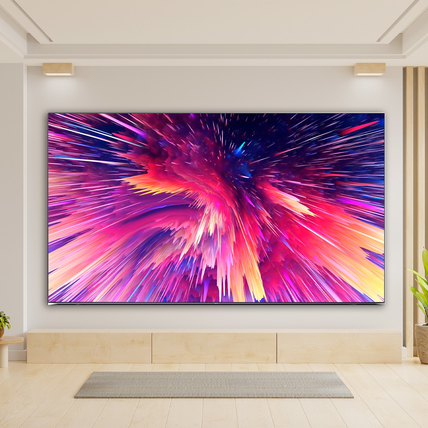 Televizor METZ QLED 100MQE8500, 253 cm, Smart Google TV, 4K Ultra HD, 100Hz, Clasa F