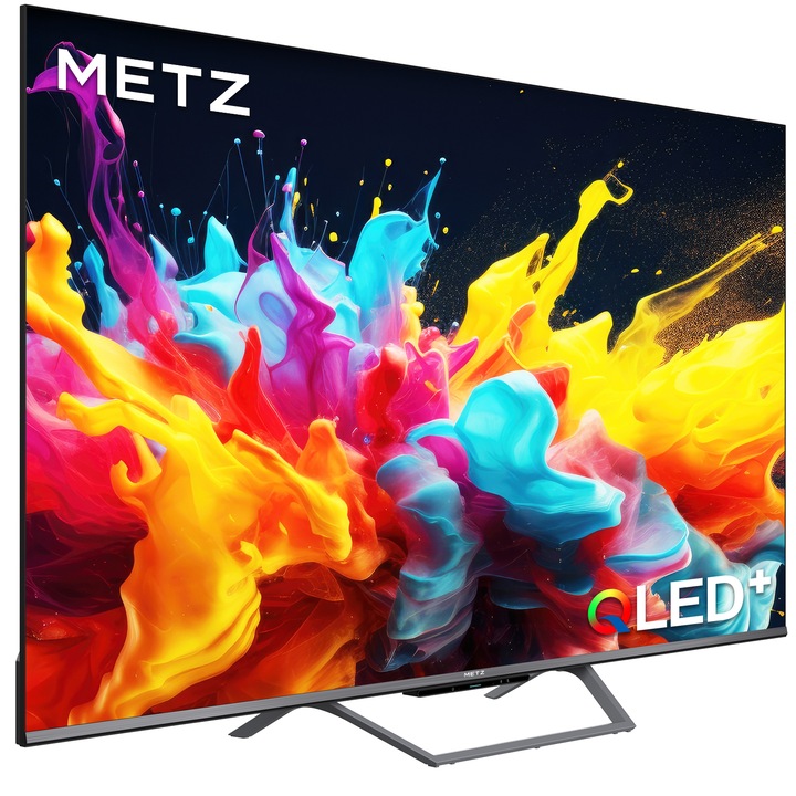 Televizor METZ QLED 43MQE7600, 109 cm, Smart Google TV, 4K Ultra HD, Clasa F