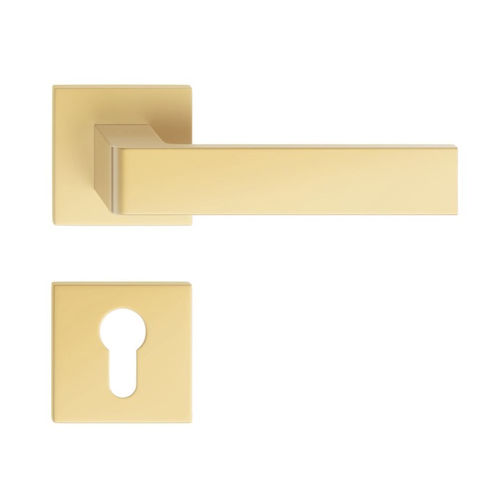 Maner usa model RUMBA auriu perlat rozeta yala