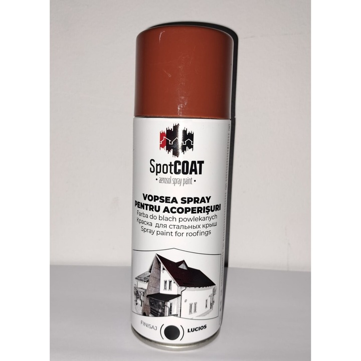 Spray retus, caramiziu, ral 8004 lucios, 400 ml