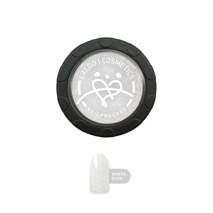 Pigment sclipici cu diamant Silver Nr.03 Laloo