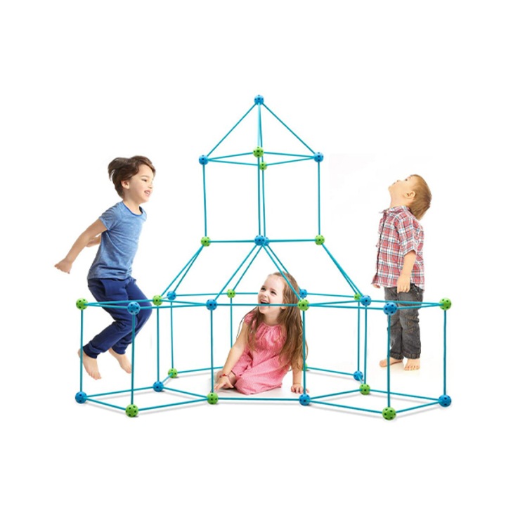 Set de constructie de 72 de piese, Netscroll, dezvolta abilitati manuale, stimuleaza creativitatea si imaginatia, usor de asamblat, cadou minunat pentru orice ocazie, ConstructionKit