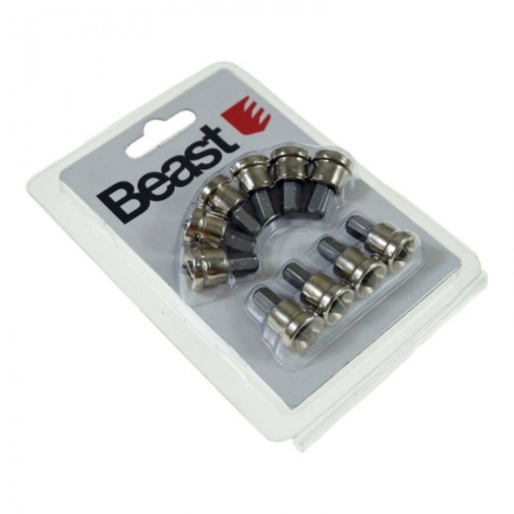 Комплект от 10 накрайника за отвертка за гипсокартон, Звяр, с ограничители