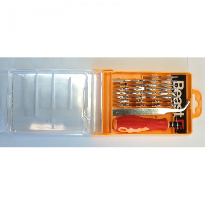 Комплект прецизни отвертки 32 части, Beast, закалена стомана, ергономични, пластмаса