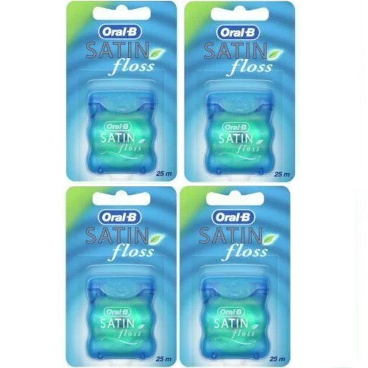 Oral-B Satin Floss fogselyem, 4 db-os készlet, 25 m