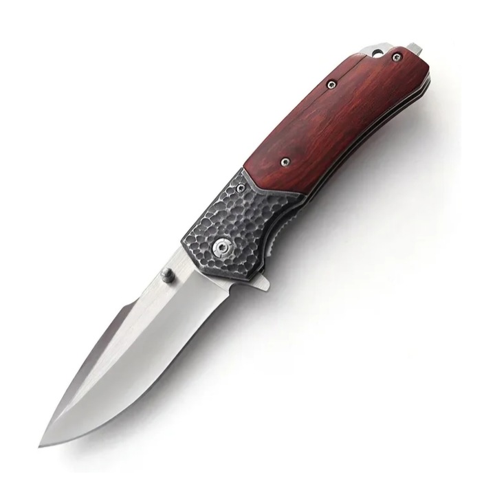 Cutit de Vanatoare Multifunctional, Pliabil, Functie Spart Geam, 21.5 cm