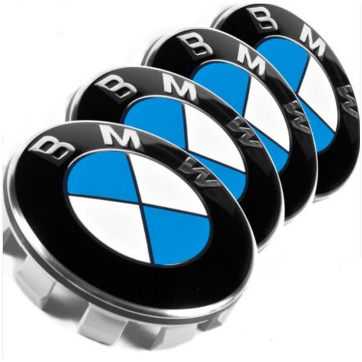 BMW központi burkolatok, BMW kompatibilis kerékburkolatok 56mm, 4 db-os készlet