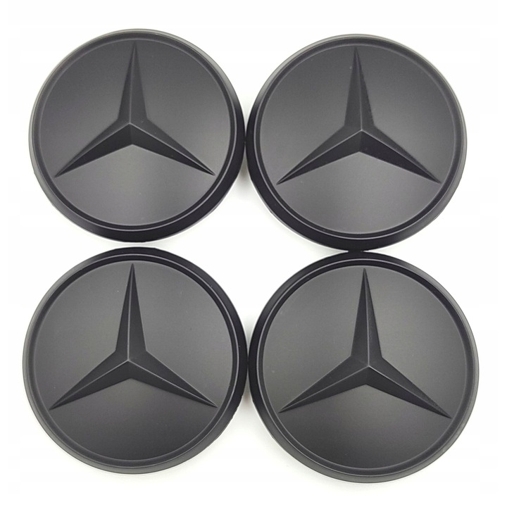 Set 4 buc. Capace pentru jante, Hacete Mercedes, 80mm