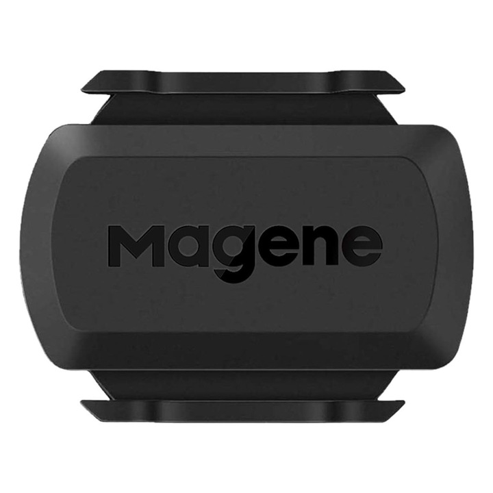 Kadenciaérzékelő, Magene, Kerékpár pedálfordulat érzékelő, Bluetooth/ANT+, kompatibilis a Onelap/Wahoo Fitness/Zwift/Strava, fekete