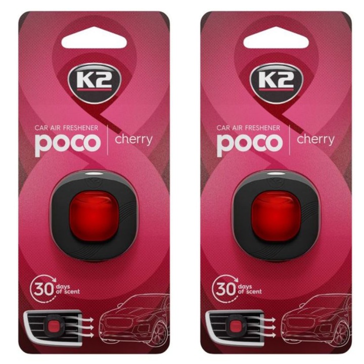 2 db autós légfrissítő K2 poco cseresznye csomag (Unisex)
