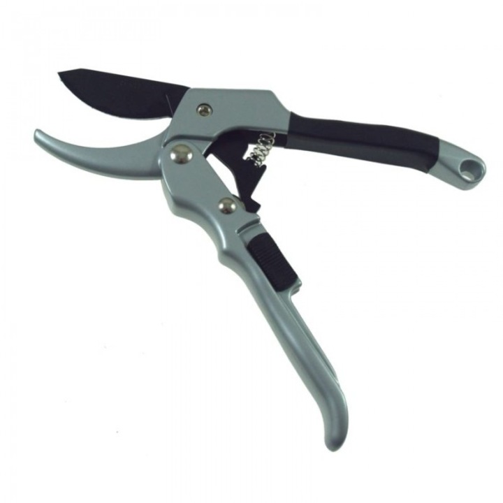Kertészeti olló, Beast, Acél, 200 mm, Ergonomikus fogantyúk, Ezüst