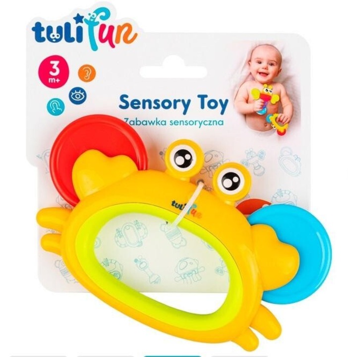 Oktatójáték készlet Rák Tulifun, forgó tányérok, 3m+, bliszterben