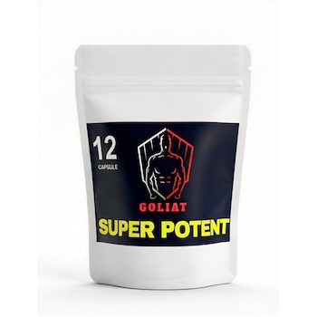Capsule pentru potenta Goliat Superpotent, cresterea apetitului sexual, erectie si ejaculare precoce, 12 capsule formula 100% din extracte naturale, cu efect rapid