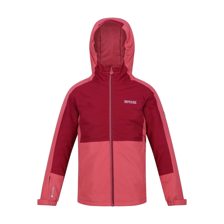 Regatta Beamz III Kids vízálló dzseki, ásványvörös/Rumba piros, Piros