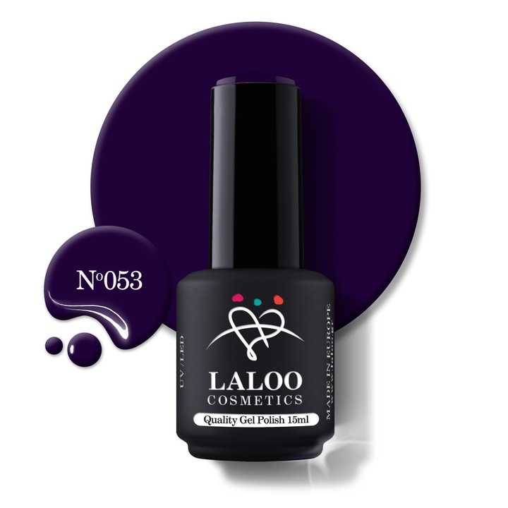 Oja semi-permanenta 053 Violet Back Laloo 15ml