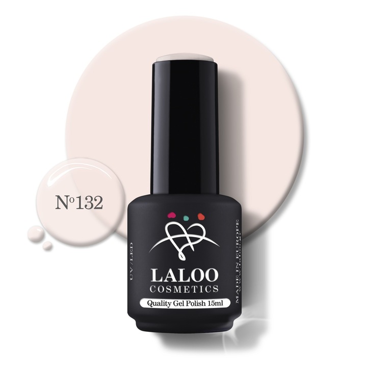 Oja semi-permanenta 132 Natura Pink French Laloo 15ml