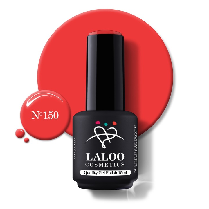 Oja semi-permanenta 150 WaterMellon Red Laloo 15ml