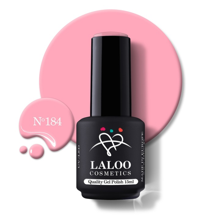 Oja semi-permanenta 184 Party Pink Laloo 15ml