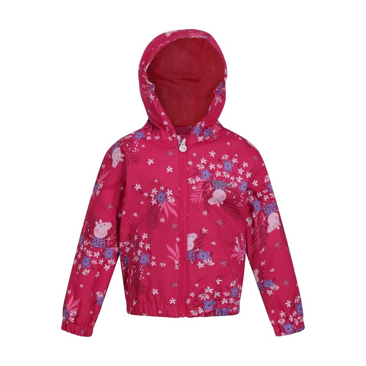 Regatta gyermek vízálló kabát, rózsaszín fúzió, Rózsaszín