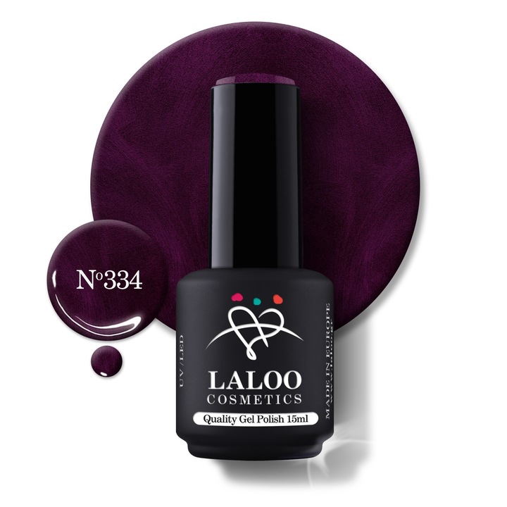 Oja semi-permanenta 334 Metallic purple Laloo 15ml