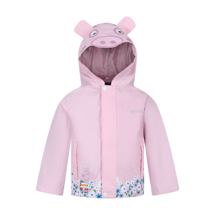 Regatta gyermek vízálló kabát, rózsaszín köd, Rózsaszín