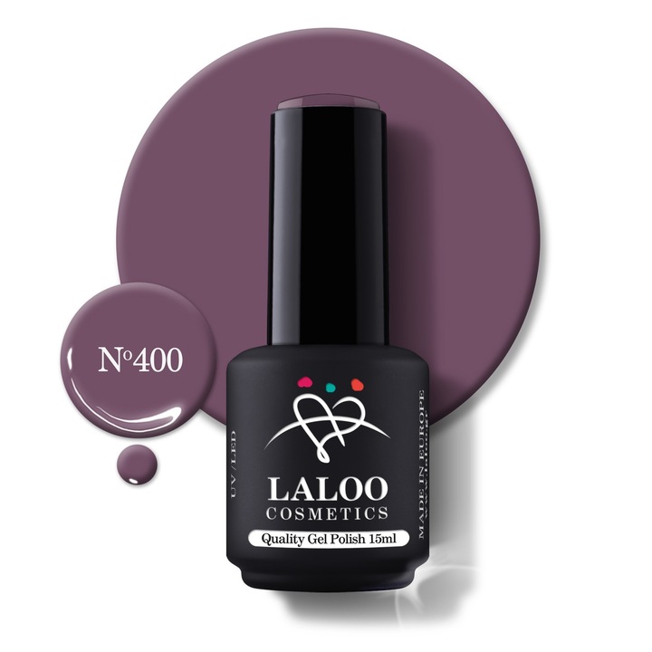 Oja semi-permanenta 400 Dusty Lavender Laloo 15ml
