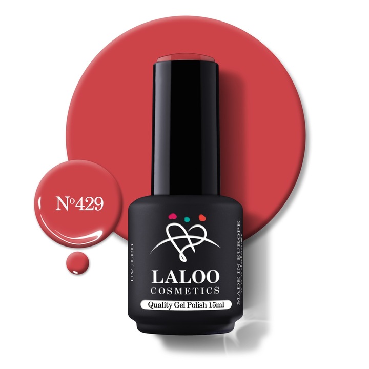 Oja semi-permanenta 429 Strawberry Red Laloo 15ml