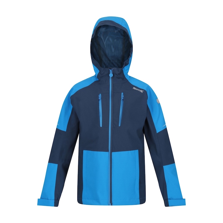 Regatta Highton IV Kids vízálló kabát, Blue Wing/Indigo, Kobalt kék