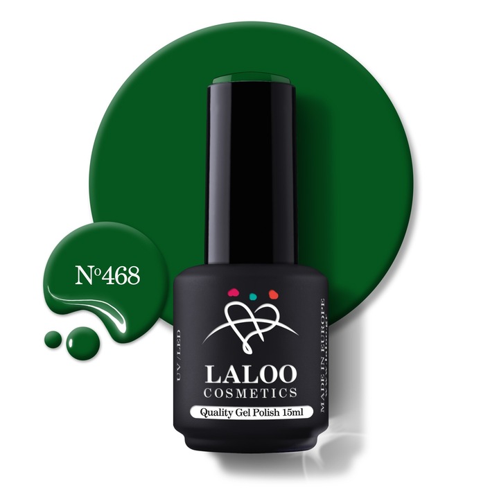 Oja semi-permanenta 468 Pine Green Laloo 15ml
