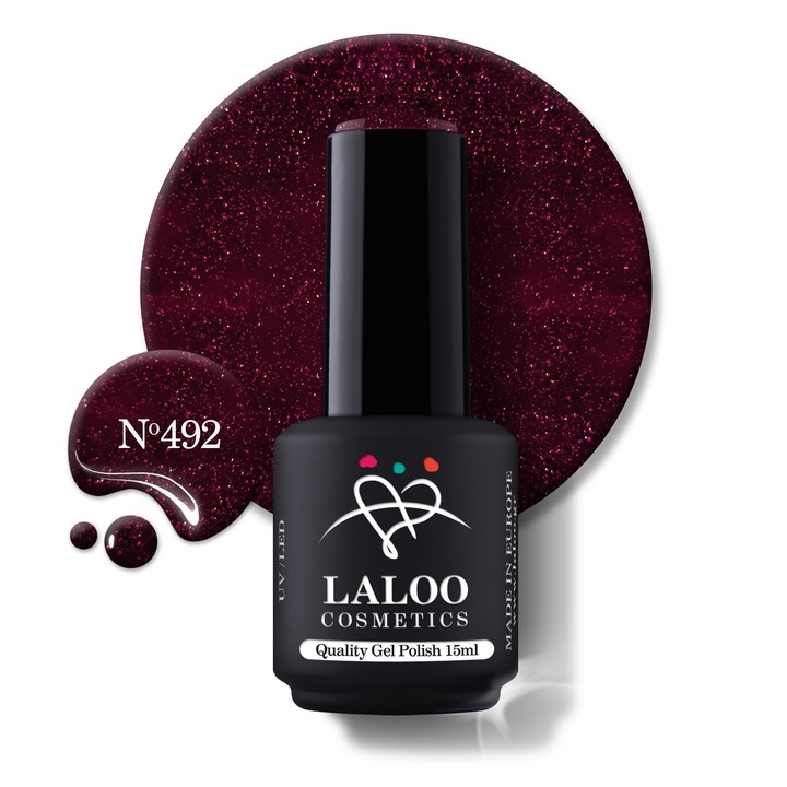 Oja semi-permanenta 492 Starry Cherry Laloo 15ml