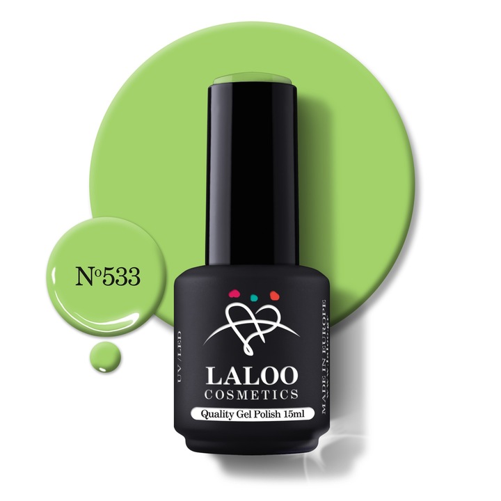 Oja semi-permanenta 533 Jungle Green Laloo 15ml