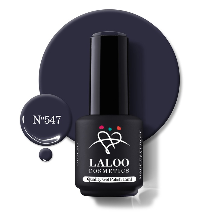 Oja semi-permanenta 547 Foggy blue Laloo 15ml