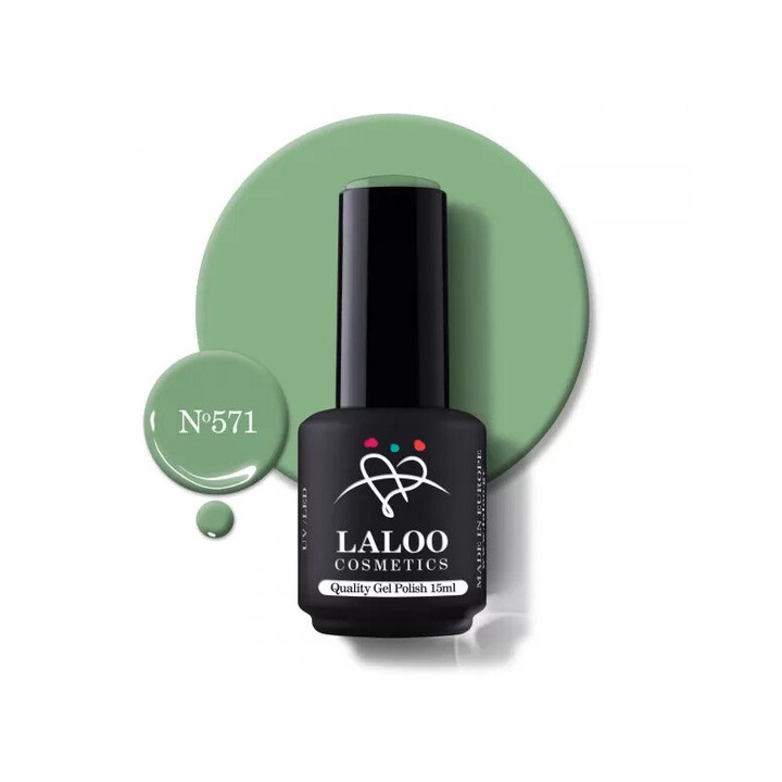 Oja semi-permanenta 571 Sage Green Laloo 15ml