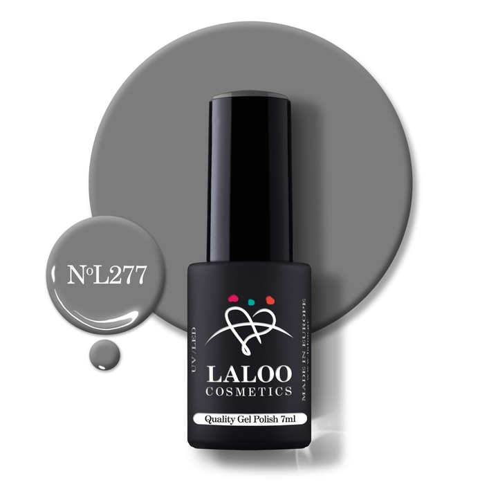 Oja semi-permanenta 277 Iron Grey Laloo 7ml