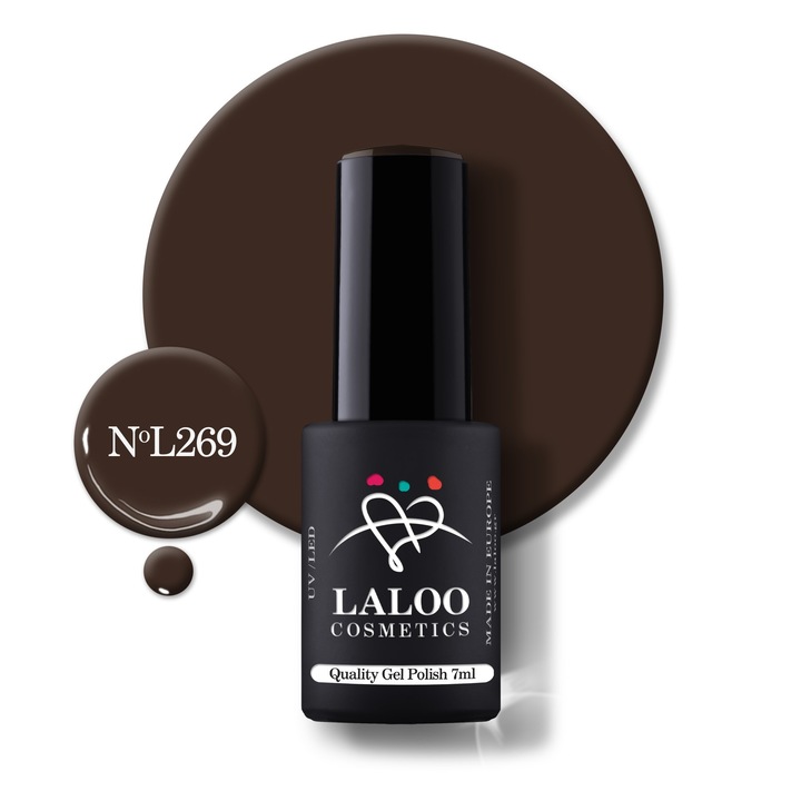Oja semi-permanenta 269 Classic Brown Laloo 7ml