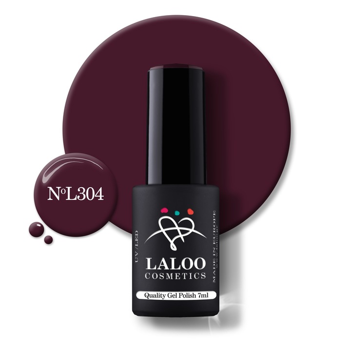 Oja semi-permanenta 304 Raisin Laloo 7ml