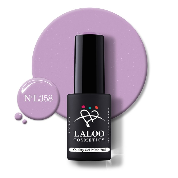 Oja semi-permanenta358 Shimmering Light Purple Laloo 7ml