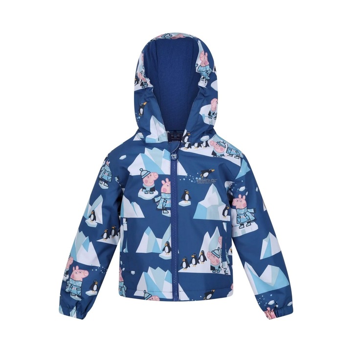 Regatta Muddy Puddle Kids vízálló dzseki, Space Blue, Pávakék