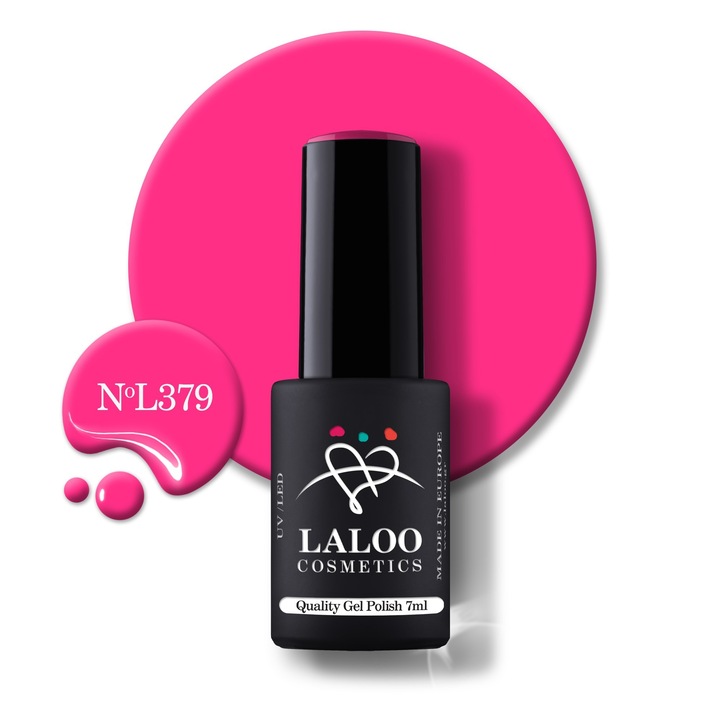 Oja semi-permanenta 379 Fuchsia Neon Laloo 7ml