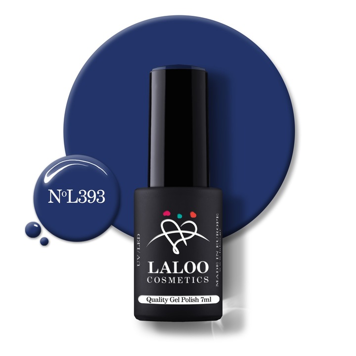Oja semi-permanenta 393 Navy Blue Laloo 7ml