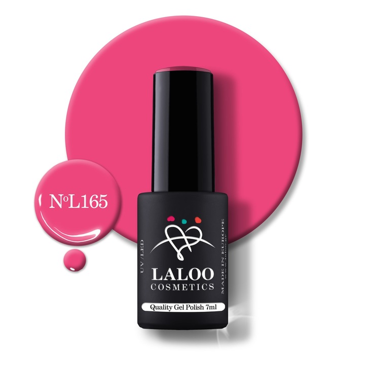 Oja semi-permanenta 165 Rouge Pink Laloo 7ml